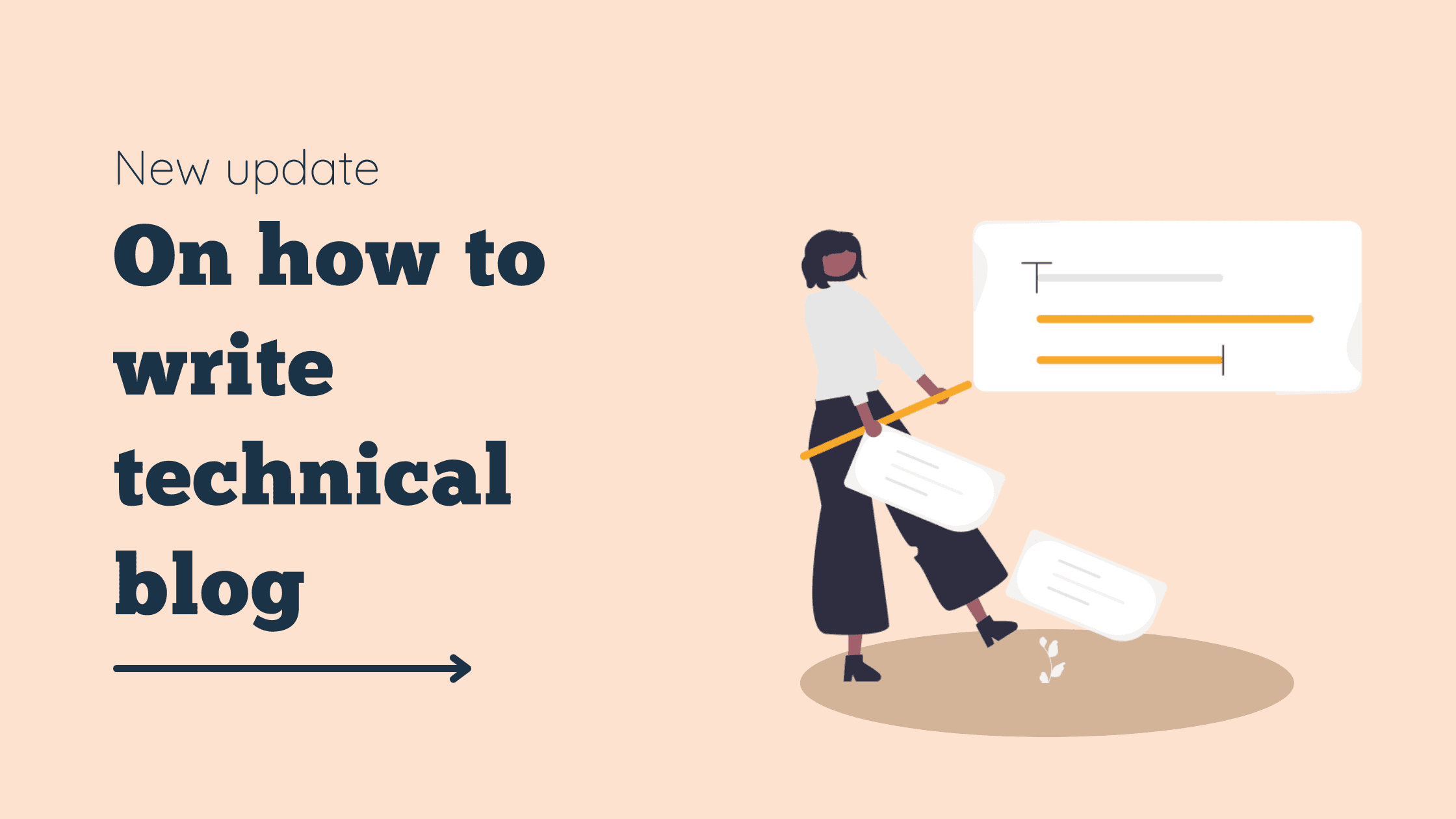 On how to write a technical blog