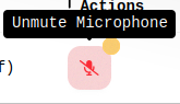 The button to turn on voice conferencing